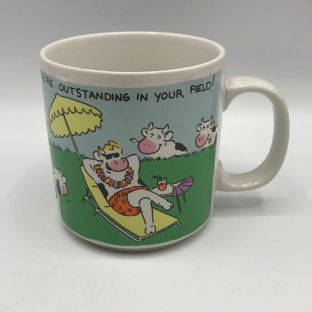 Russ Vintage Cow Mug